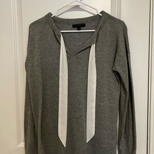 Banana Republic Light Gray Knit Sweater